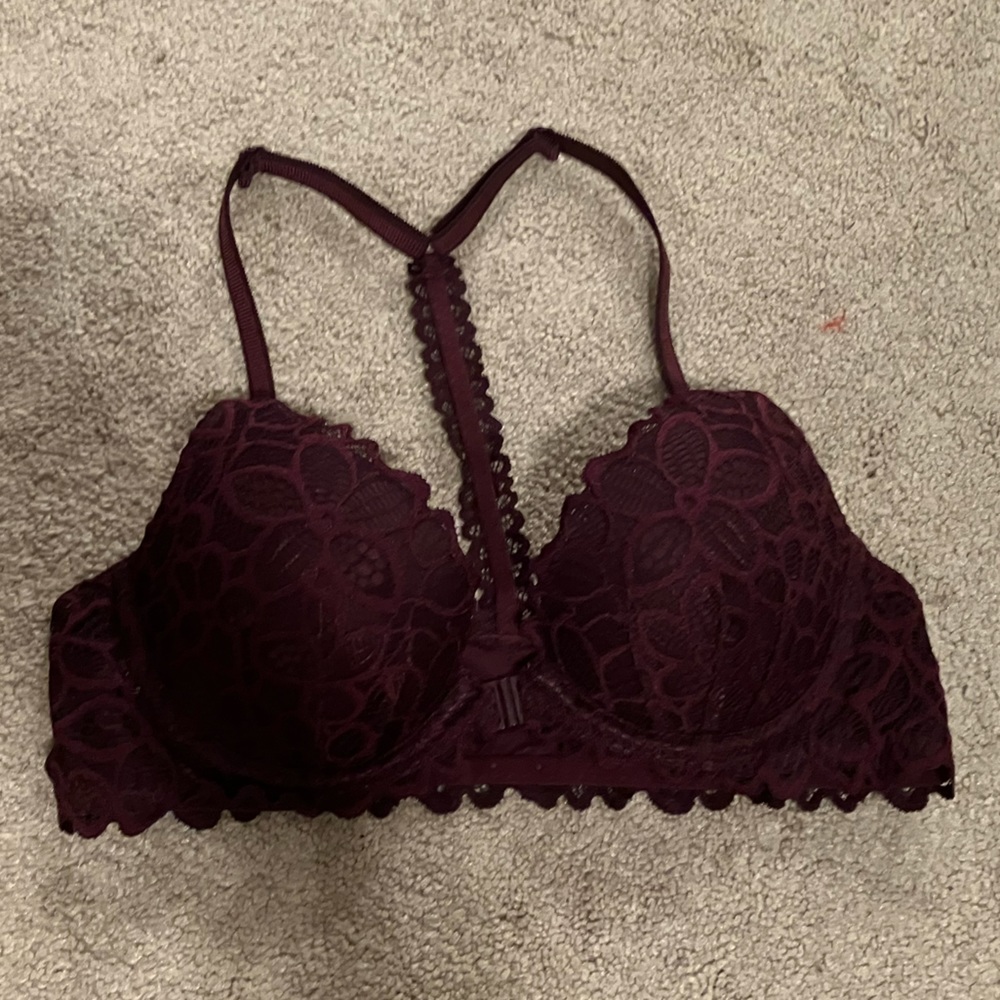 Pink Burgundy Bralette